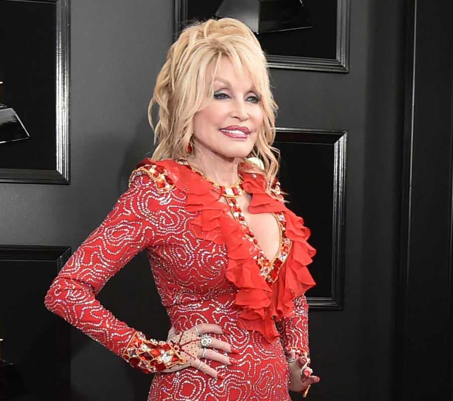 Dolly Parton attends the 61st Annual Grammy Awards at Staples Center on February 10, 2019 in Los Angeles, California. (Photo by David Crotty/Patrick McMullan via Getty Images)