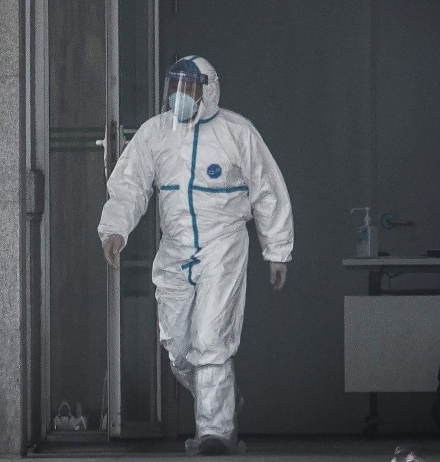 China, virus, hospital worker