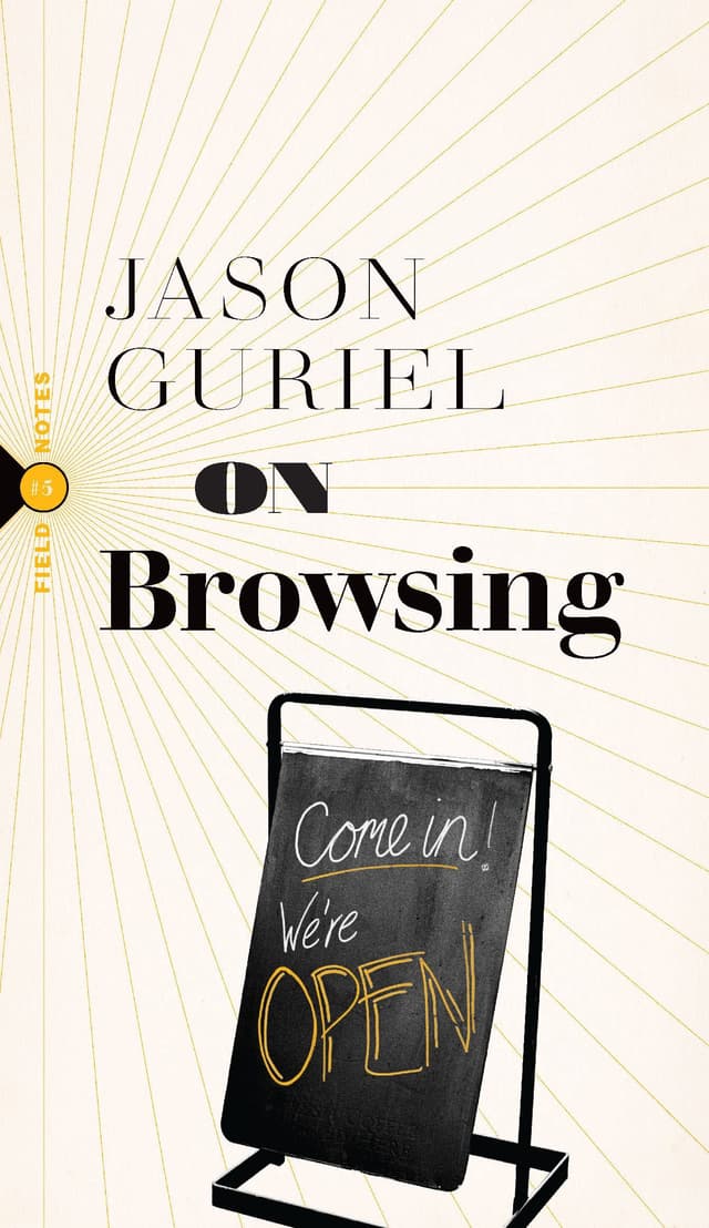 On Browsing by by Jason Guriel